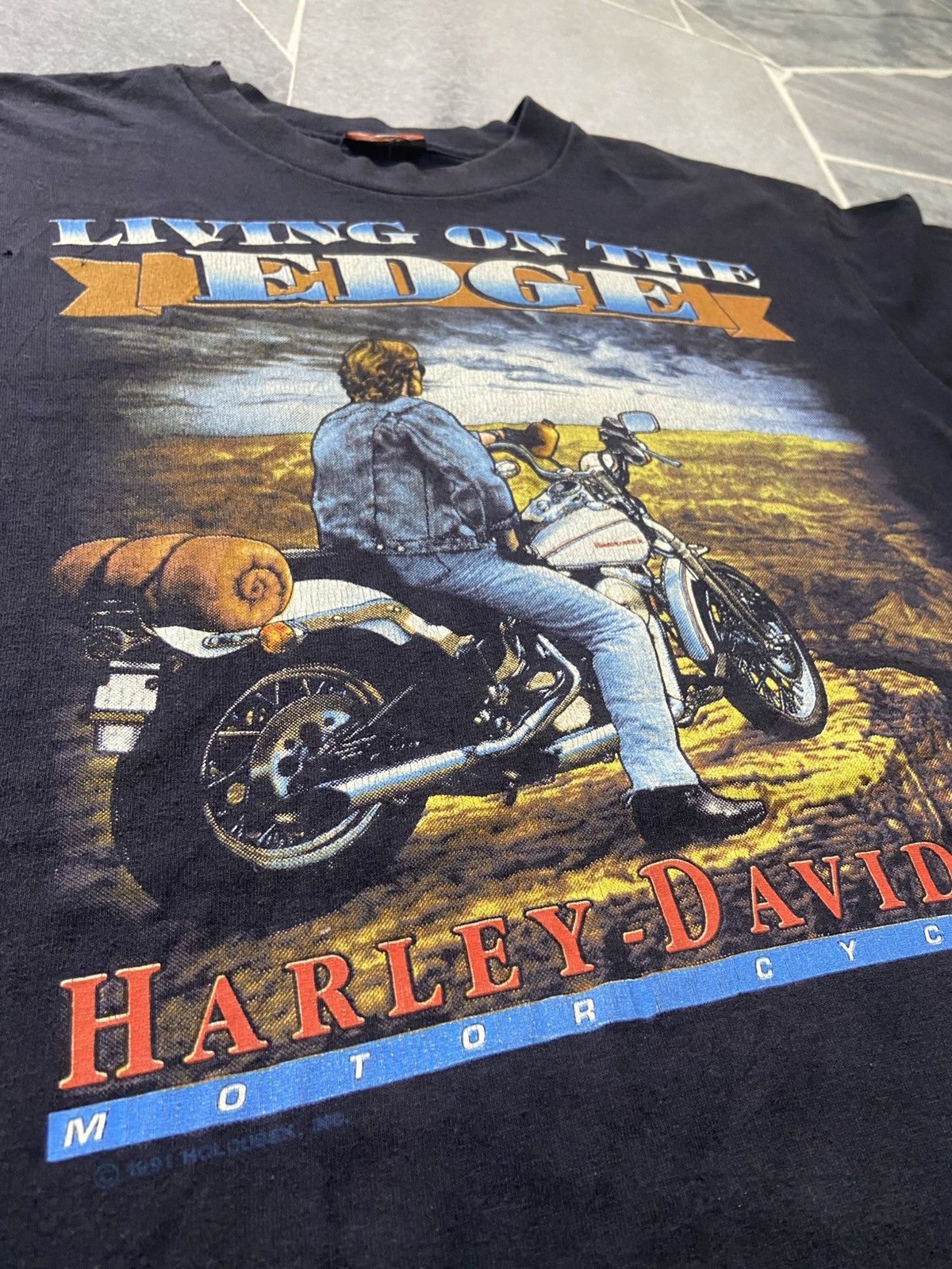 Harley Davidson Vintage 90s Harley Davidson Tee Shirt Size US L / EU 52-54 / 3 - 8 Thumbnail