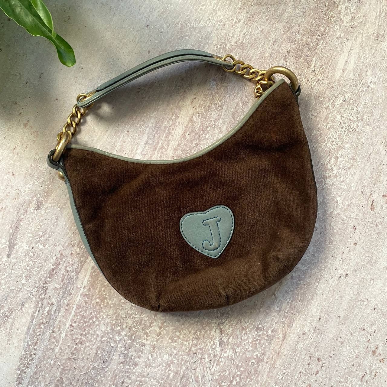 Juicy Couture VINTAGE Y2K JUICY COUTURE RARE AMAZING VELOUR MINI BAG Size ONE SIZE - 2 Thumbnail