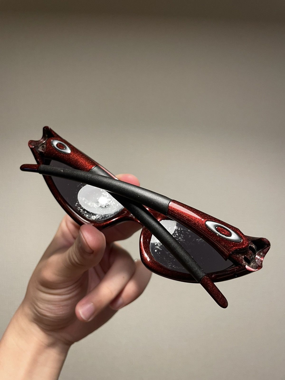 Oakley OAKLEY NEW STRAIGHT JACKET 'Redline' SUNGLASSES Size ONE SIZE - 5 Thumbnail