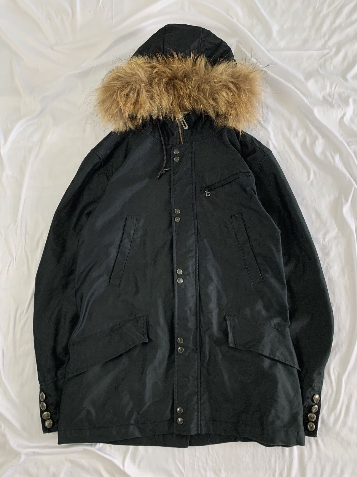 Japanese Brand Fur jacket punkgoth style men bigi lgb style era Size US M / EU 48-50 / 2 - 4 Thumbnail