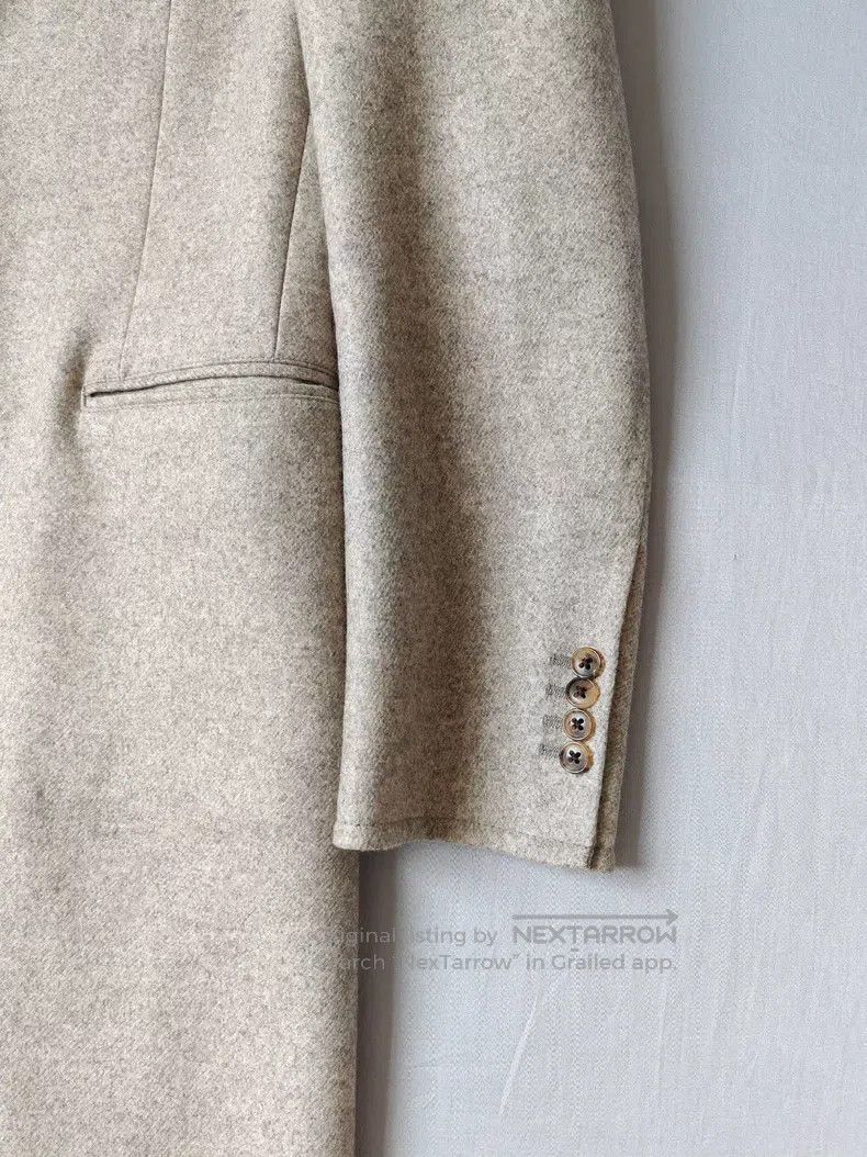 Hermes Hermes Men's cashmere overcoat, light grey, 100% cashmere Size US M / EU 48-50 / 2 - 6 Thumbnail