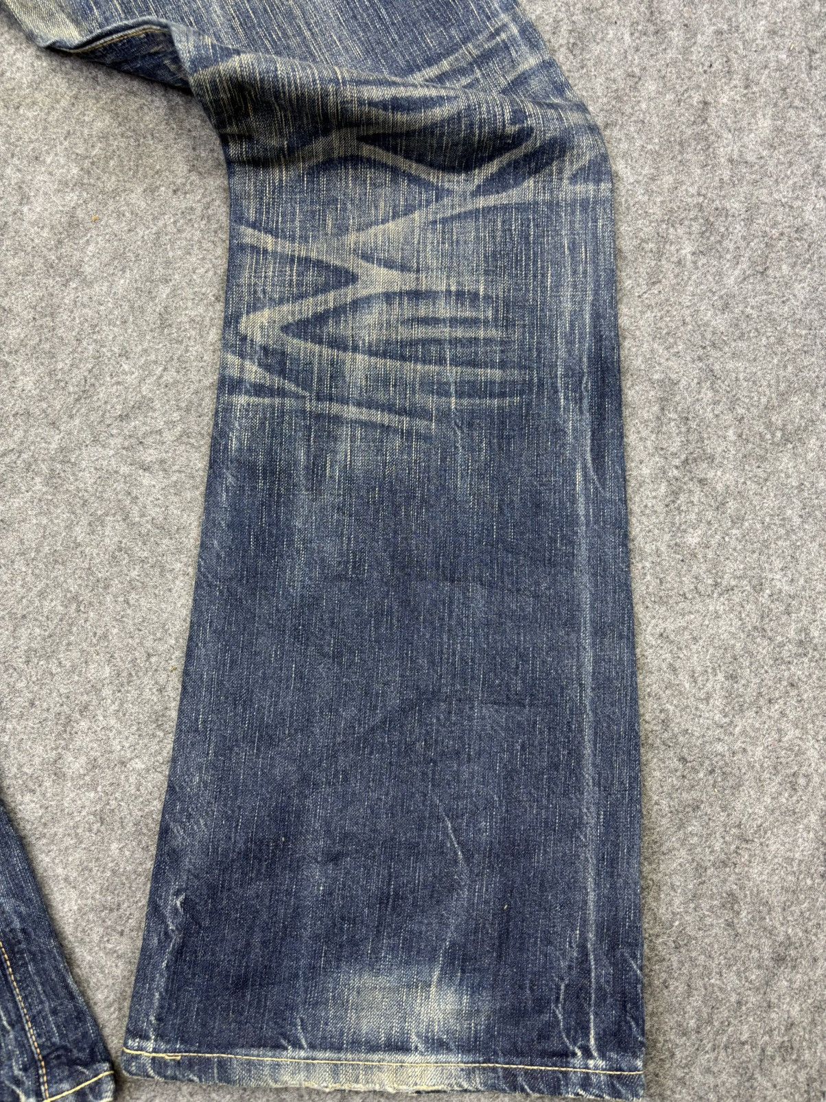 Edwin 💥Flare💥Archival Edwin 503 Full Fades Character Denim F845 Size US 34 / EU 50 - 10 Thumbnail