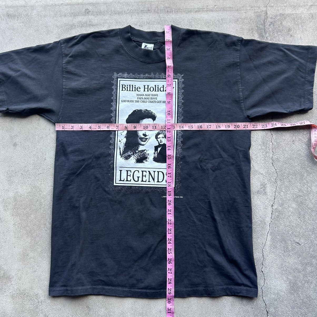 Band Tees × Vintage Vintage 90s Billie holiday legends graphic tee shirt Size US L / EU 52-54 / 3 - 6 Thumbnail