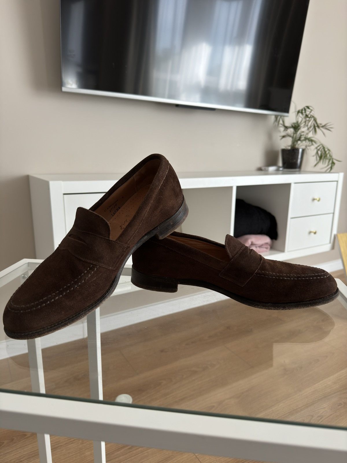 Cheaney Joseph Cheaney & Sons suede loafers Size US 9.5 / EU 42-43 - 5 Thumbnail