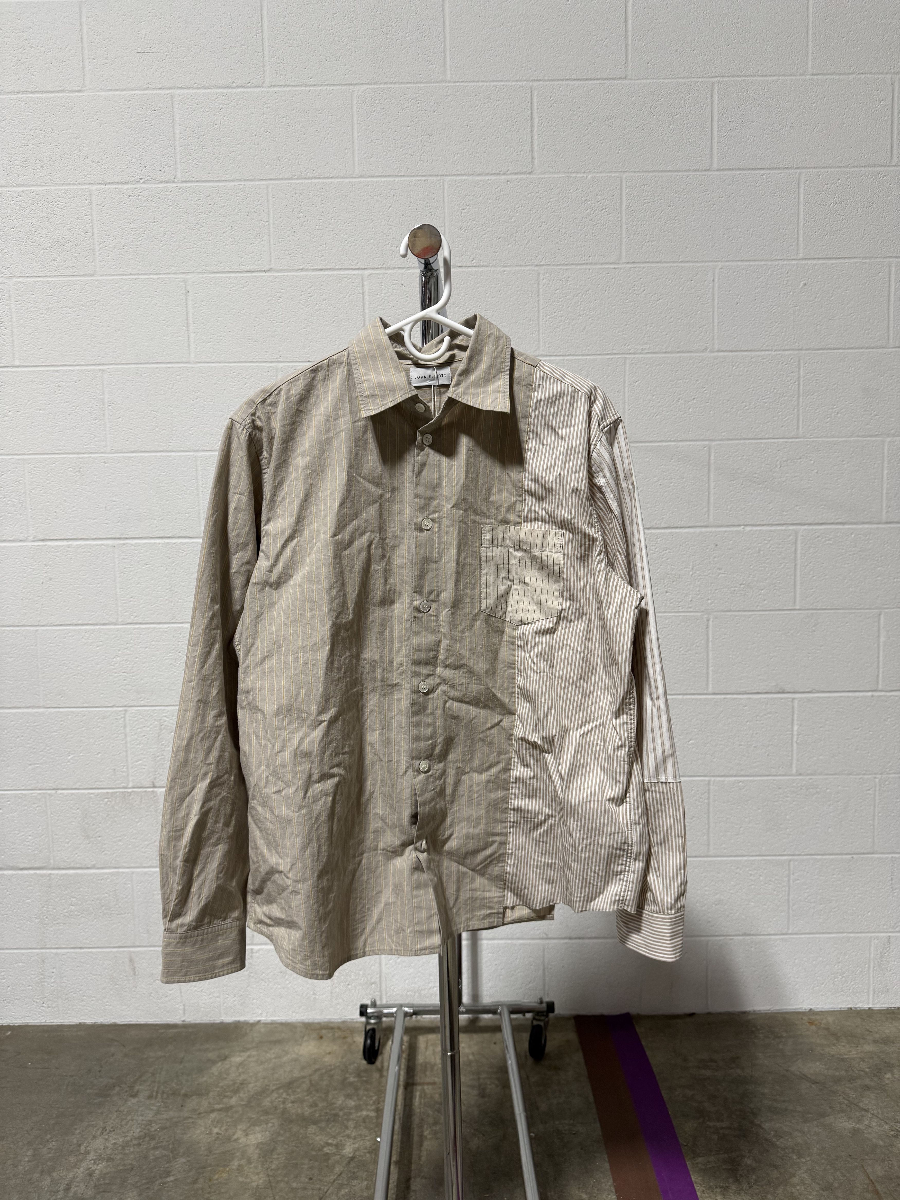 John Elliott John Elliott Paneled Cloak Shirt Size US S / EU 44-46 / 1 - 1 Thumbnail