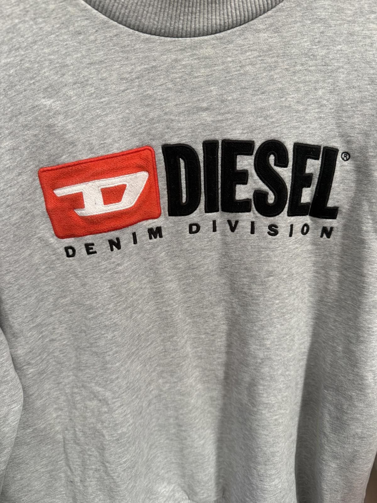Diesel Diesel Denim Division Grey Men's Sweatshirt Size US M / EU 48-50 / 2 - 3 Thumbnail