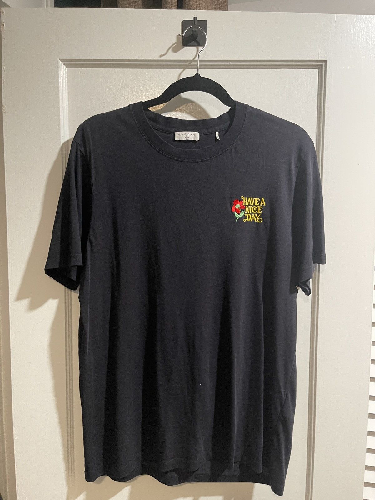 Sandro Sandro Paris Have A Nice Day Shirt Size US XL / EU 56 / 4 - 3 Thumbnail