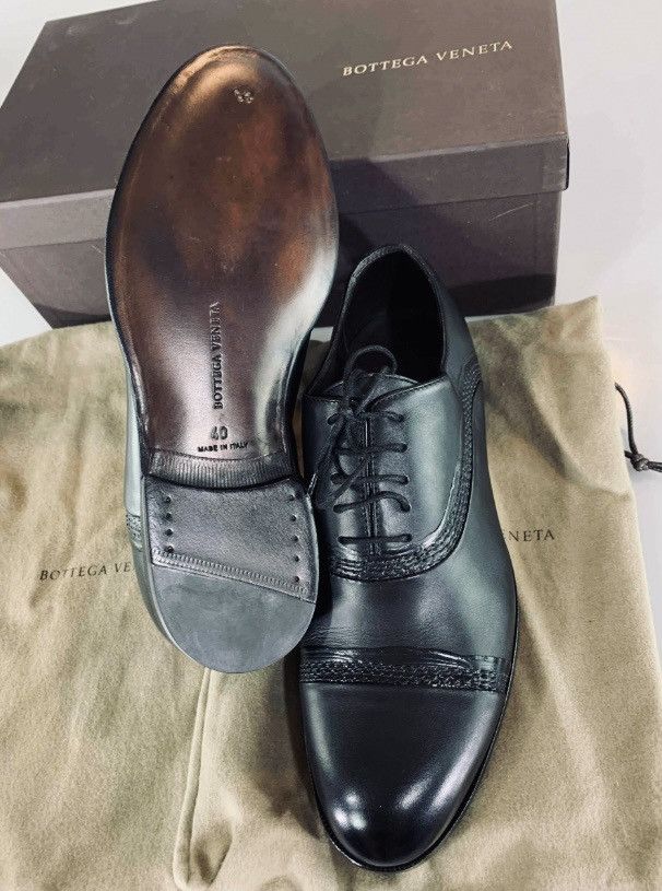 Bottega Veneta 🇮🇹 x Tomas Maier VT Strip Stitch Oxfords 7 NEW