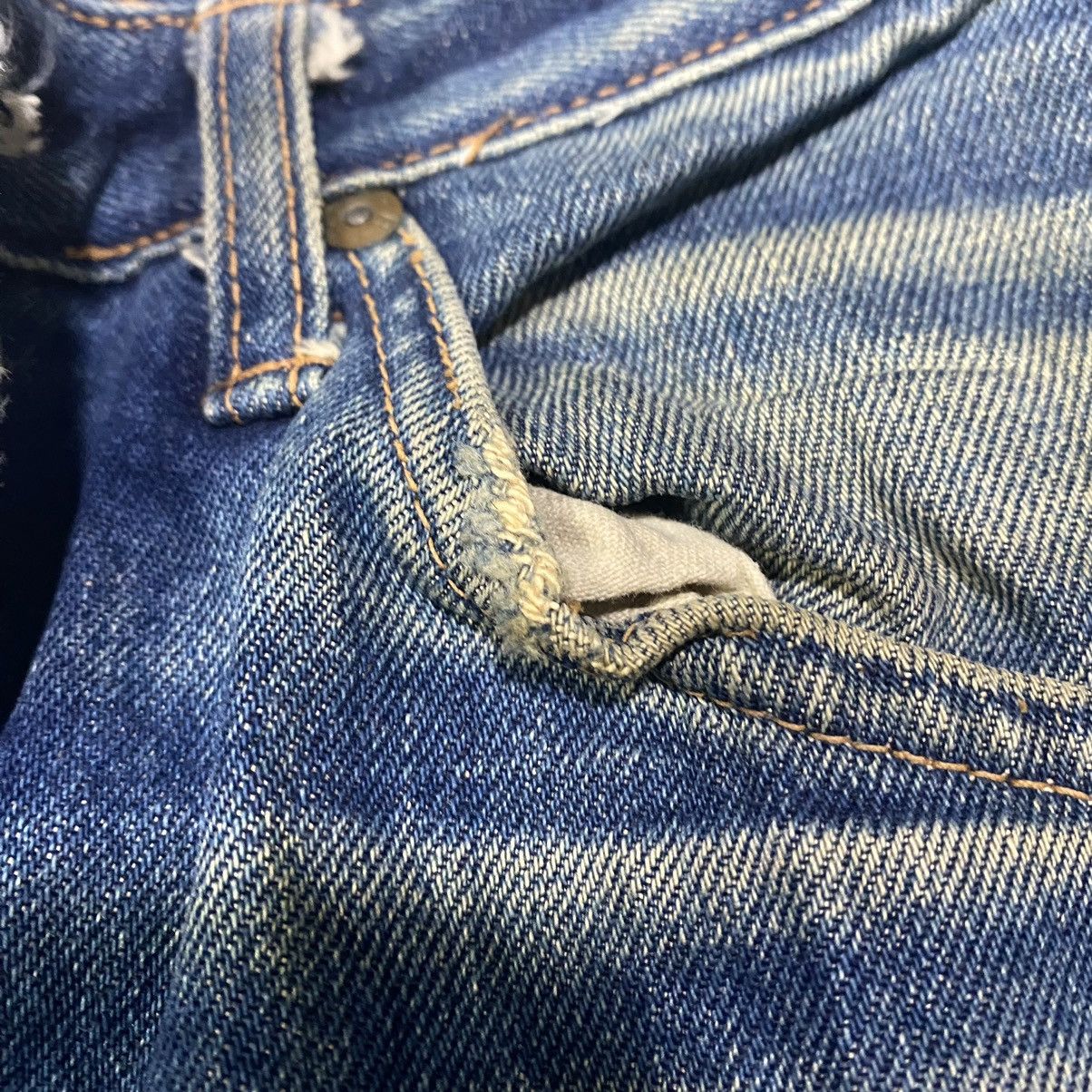 Japanese Brand × Jean × Vintage Vintage Bison Distressed Denim Pants Size US 31 - 7 Thumbnail