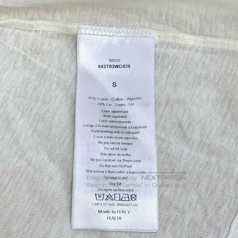 Dior Dior White Cotton T. Size S / US 4 / IT 40 - 7 Thumbnail