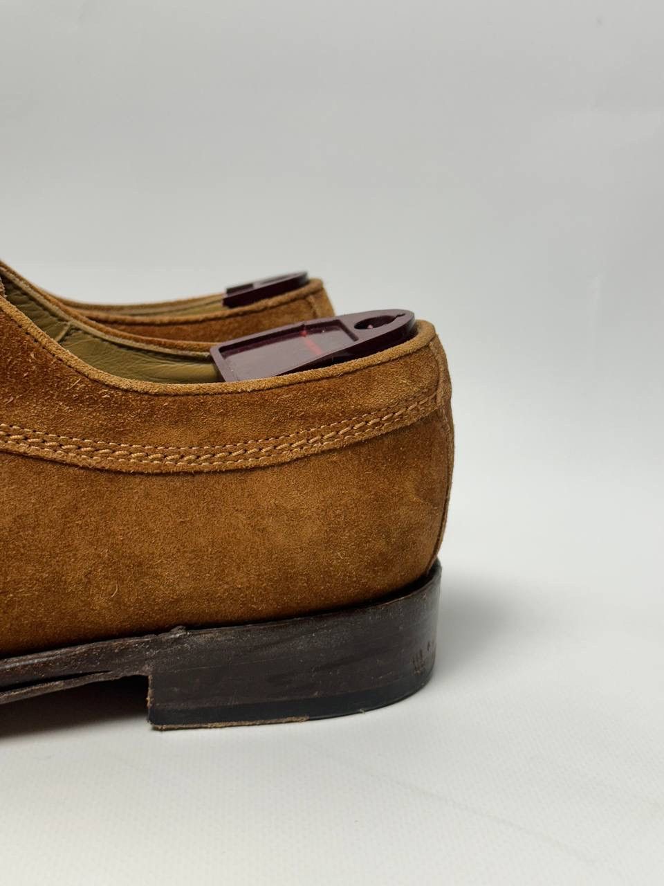 Corvari Brown Suede HandMade Italy Oxford Dress Shoes