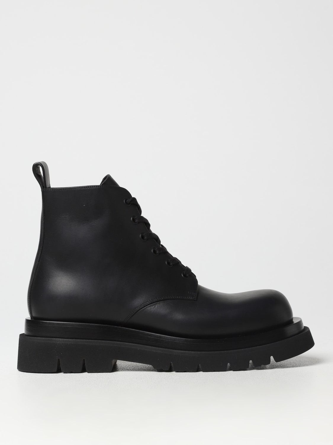 Bottega Veneta Bottega Veneta Lug ankle boots in leather Size US 12 / EU 45 - 1 Thumbnail
