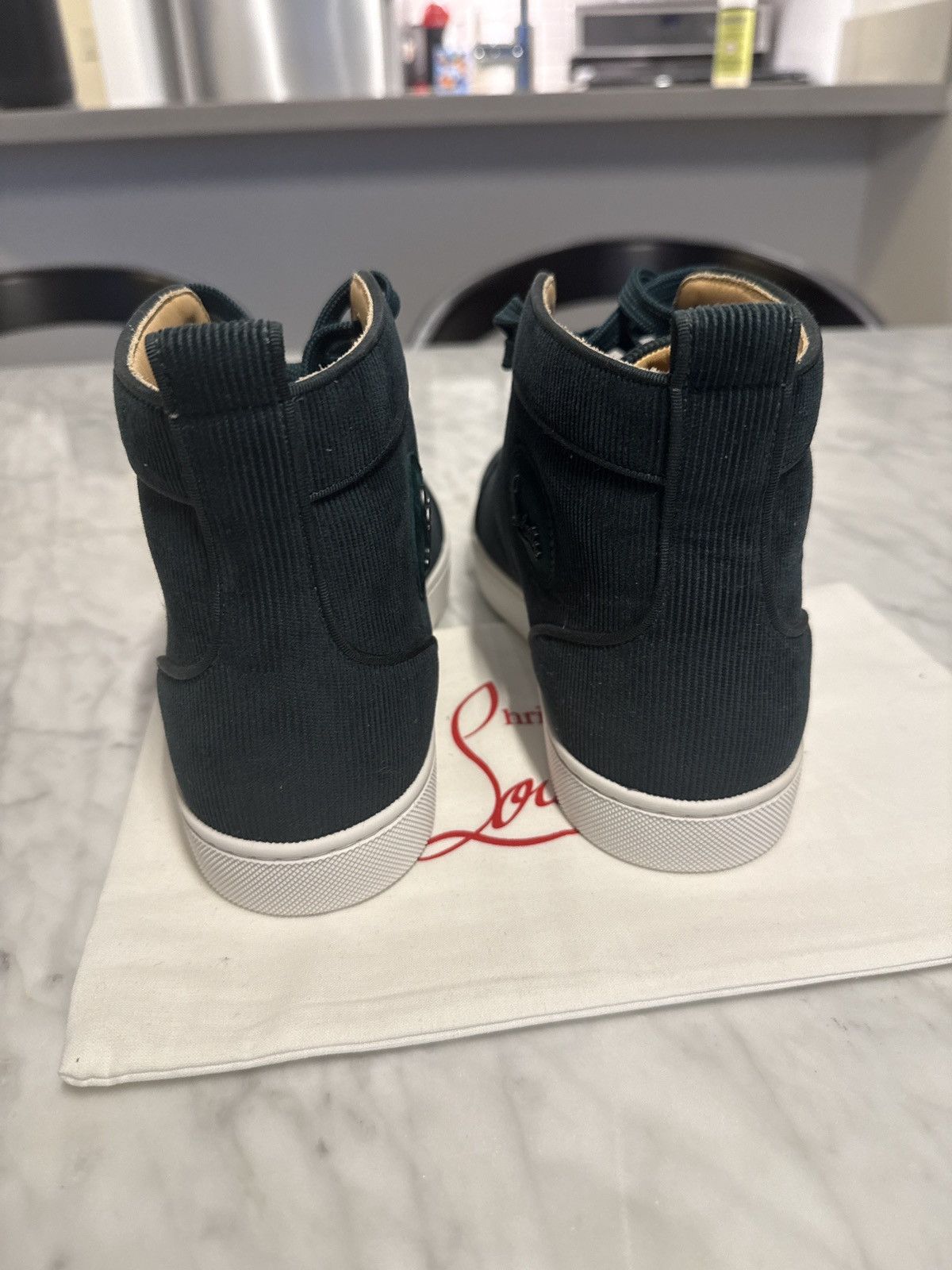 Christian Louboutin Louis Orlato Flat - Velvet Courduroy - Vosges Size US 9 / EU 42 - 7 Thumbnail