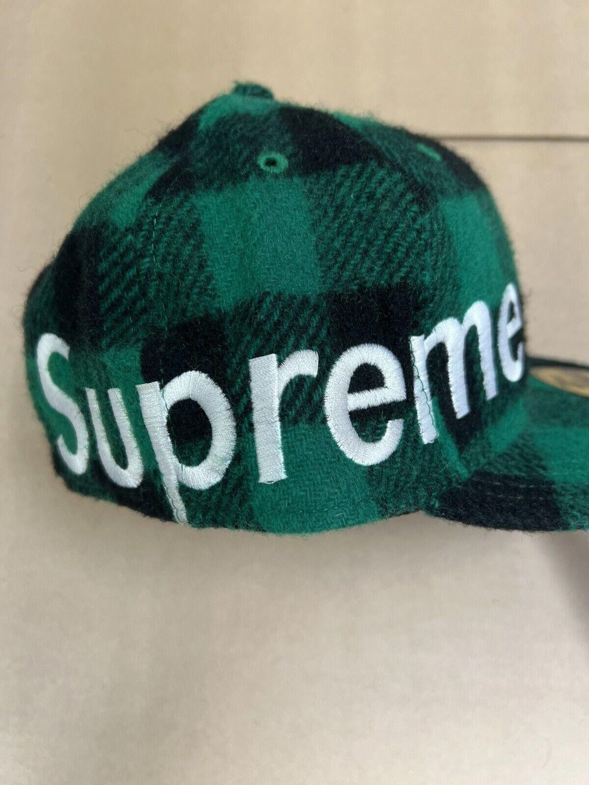New Era 2007 Supreme New Era Buffalo Check Plaid Hat Side Logo Size ONE SIZE - 2 Thumbnail