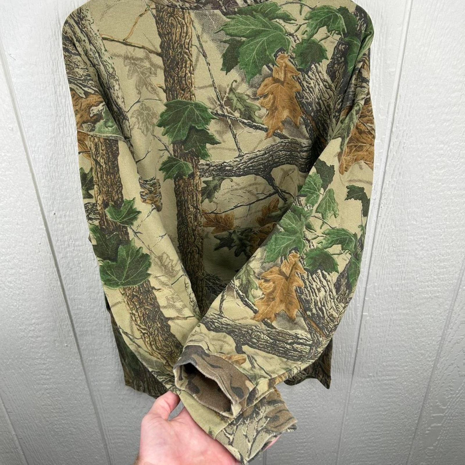 Walls Vintage 90’s Walls Forest Camo Long Sleeve Tee Size 2XL Size US XXL / EU 58 / 5 - 4 Thumbnail