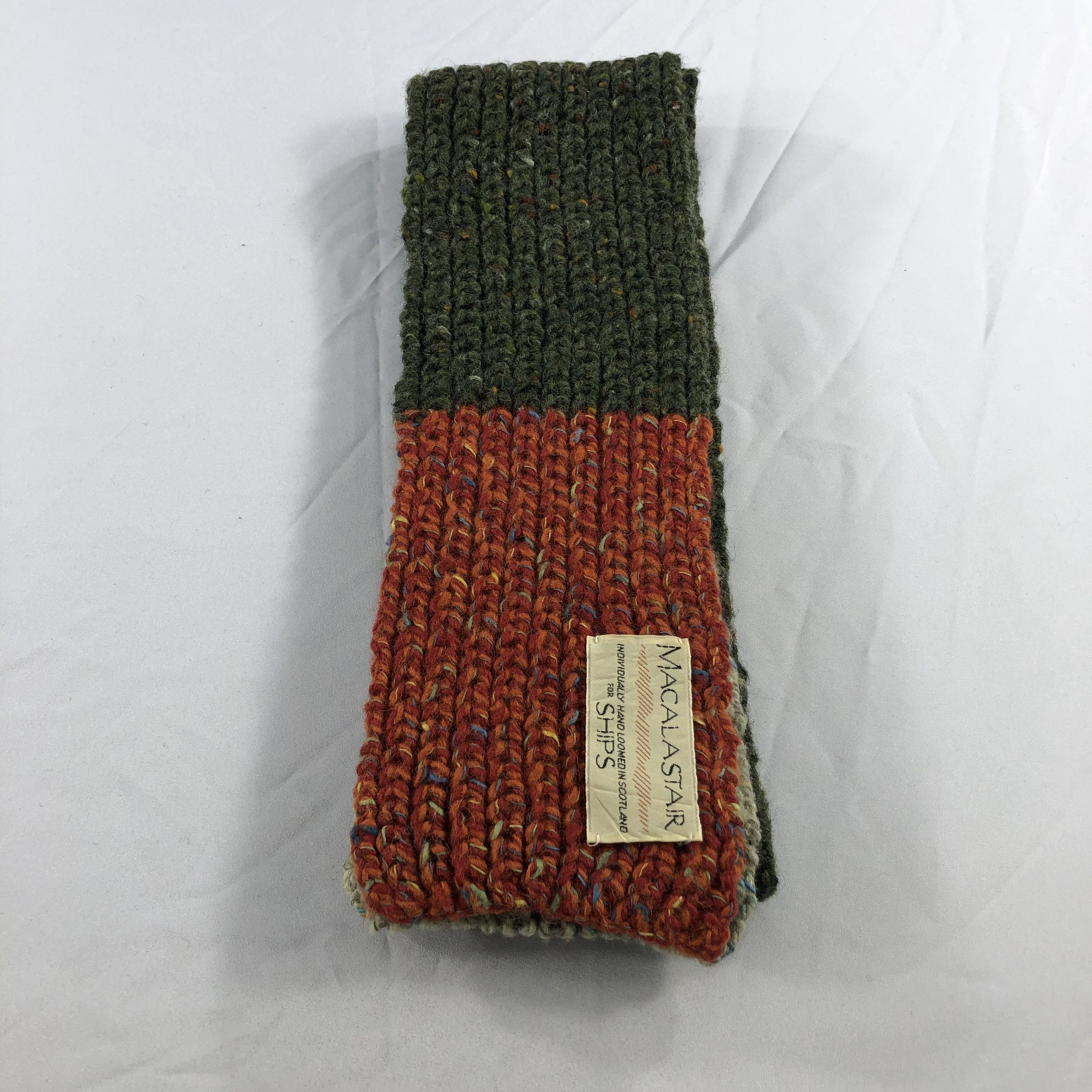 SHIPS Macalastair X Ships Wool Scarf Muffler V994 Size ONE SIZE - 2 Thumbnail