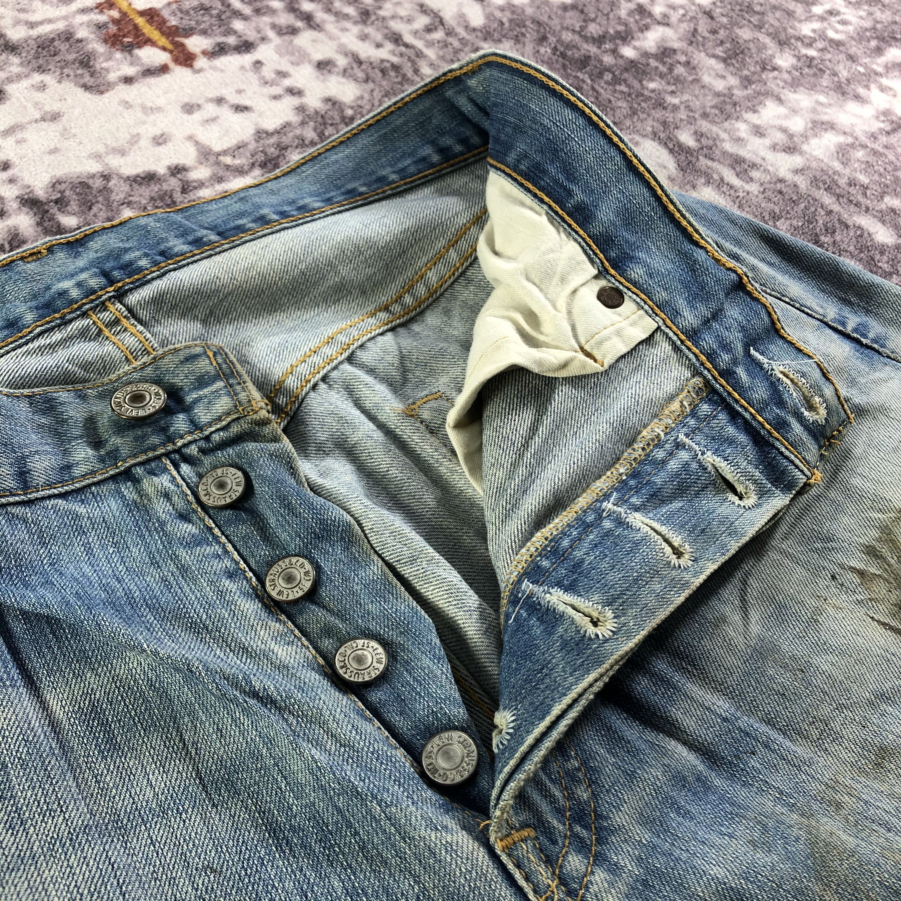 Levi's × Vintage Vintage 90s Blue Wash Levis 501 Jeans-JM3337 Size US 31 - 8 Thumbnail