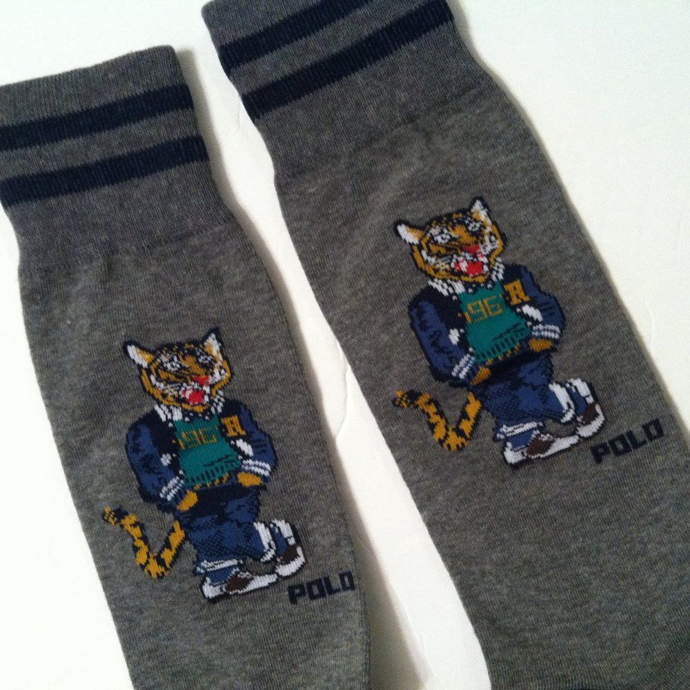 Polo Ralph Lauren POLO RALPH LAUREN MENS NEW DRESS SOCKS FIT SHOE SIZE: 7-12 Size ONE SIZE - 3 Thumbnail