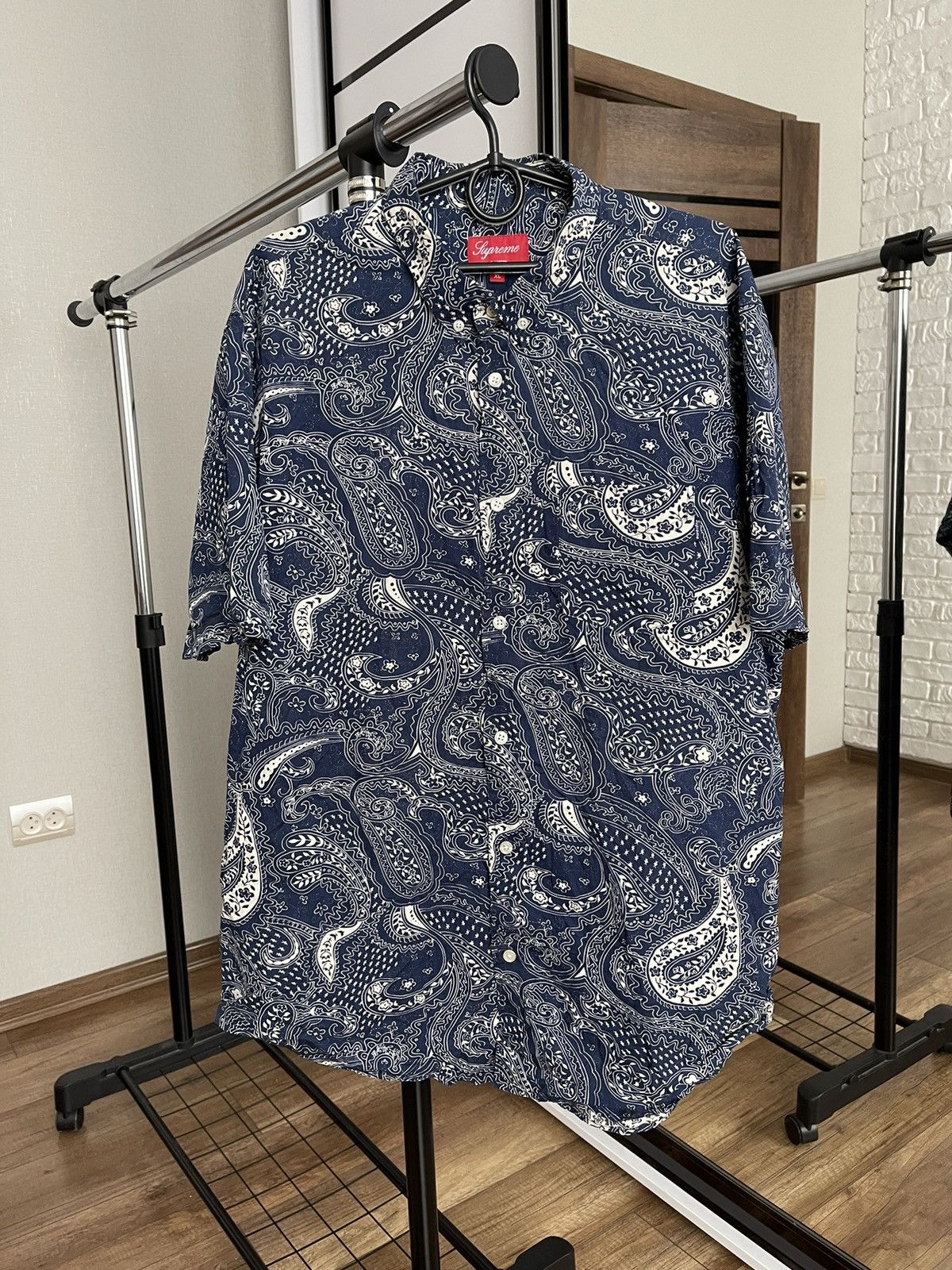 Silk Shirt Supreme トップス 21ss Bandana Silk Shirt Supreme トップス 21ss Bandana