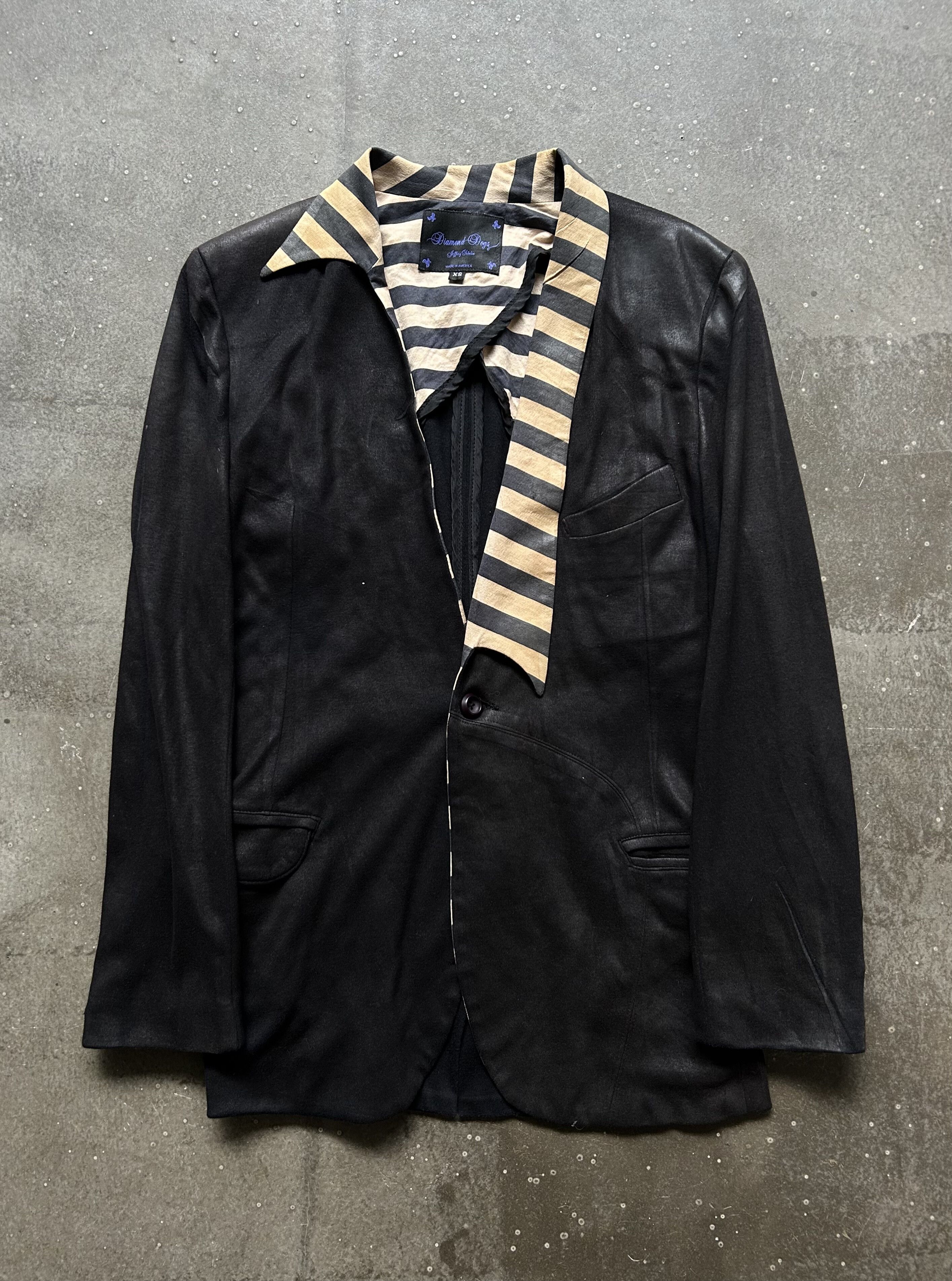 Japanese Brand diamond dogs irregular tailored blazer Size US M / EU 48-50 / 2 - 1 Thumbnail