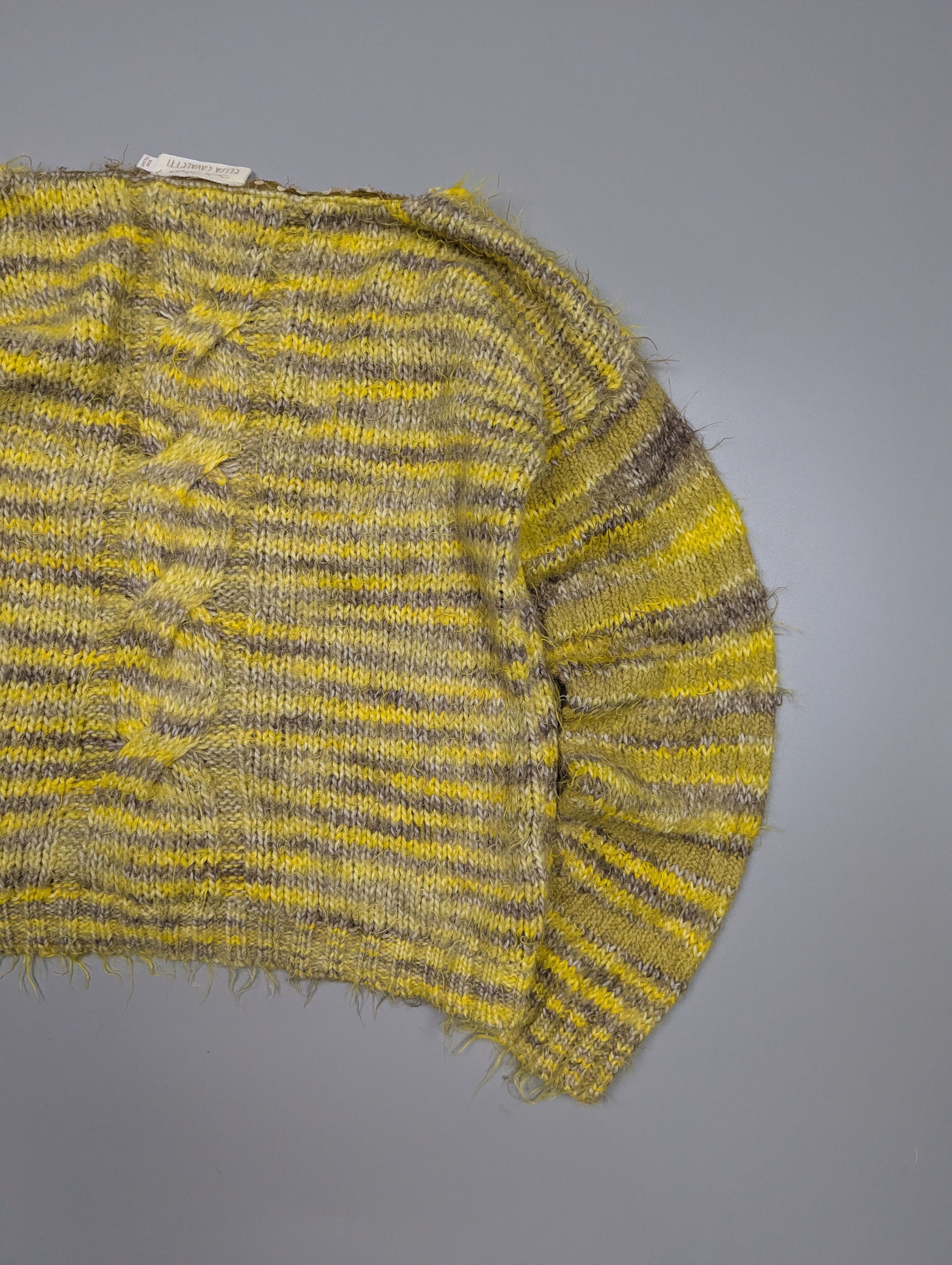 Elisa Cavaletti ELISA CAVALETTI VTG Archive Y2K Cropped Oversize Cardigan Size L / US 10 / IT 46 - 13 Thumbnail