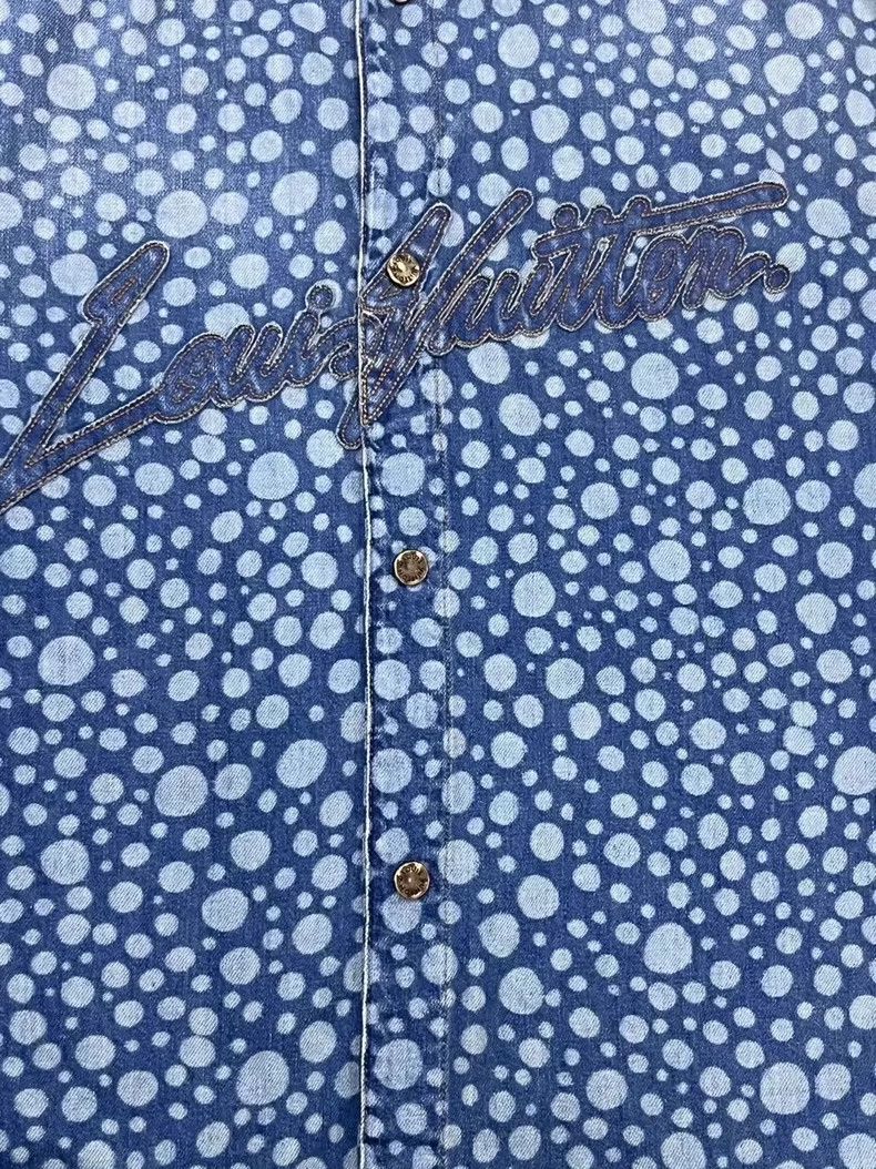 Louis Vuitton Louis Vuitton Polka-dot Logo monogram printed short-sleeved Size US L / EU 52-54 / 3 - 3 Thumbnail