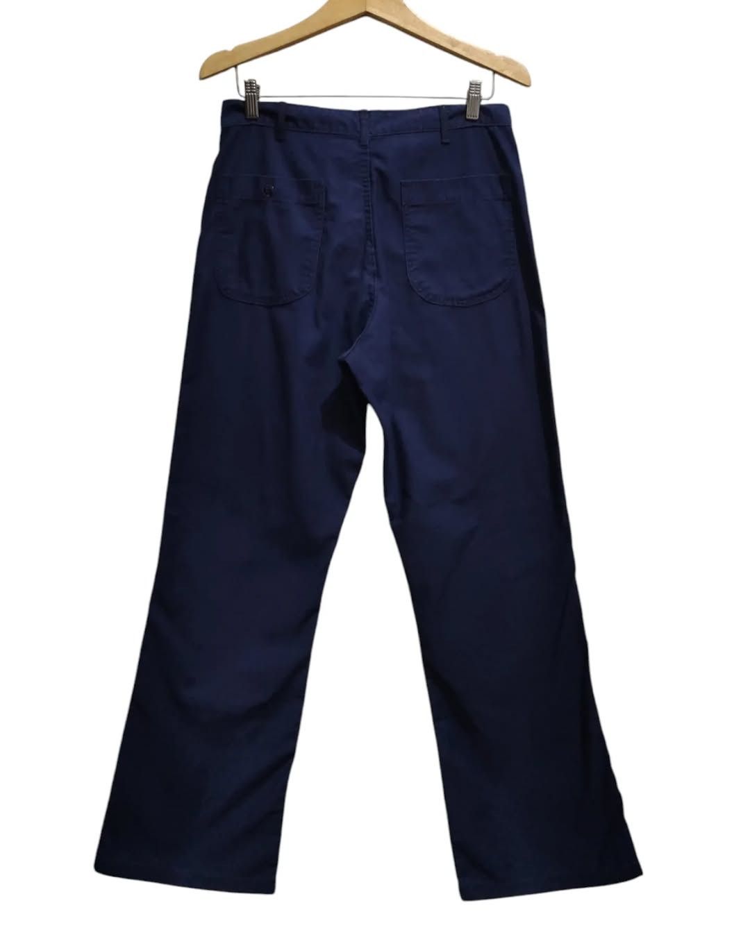 Other × Vintage US Navy Trousers Utility Dark Blue 80s Pants Size US 31 - 2 Thumbnail
