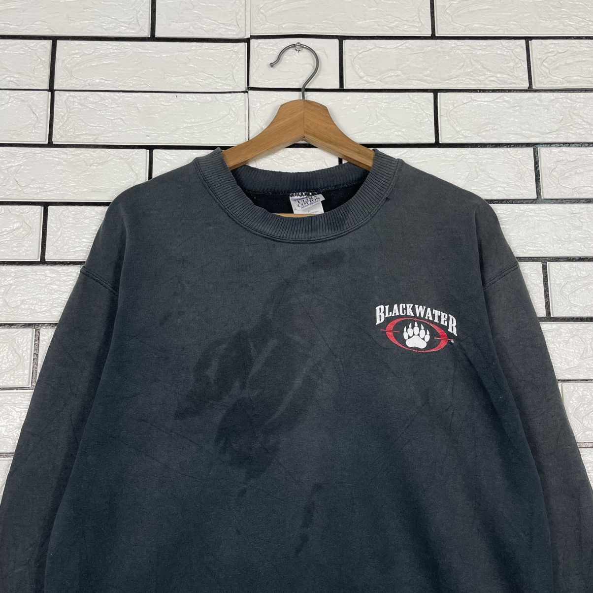 Japanese Brand Black Water Crewneck Sweatshirt Size US S / EU 44-46 / 1 - 2 Thumbnail