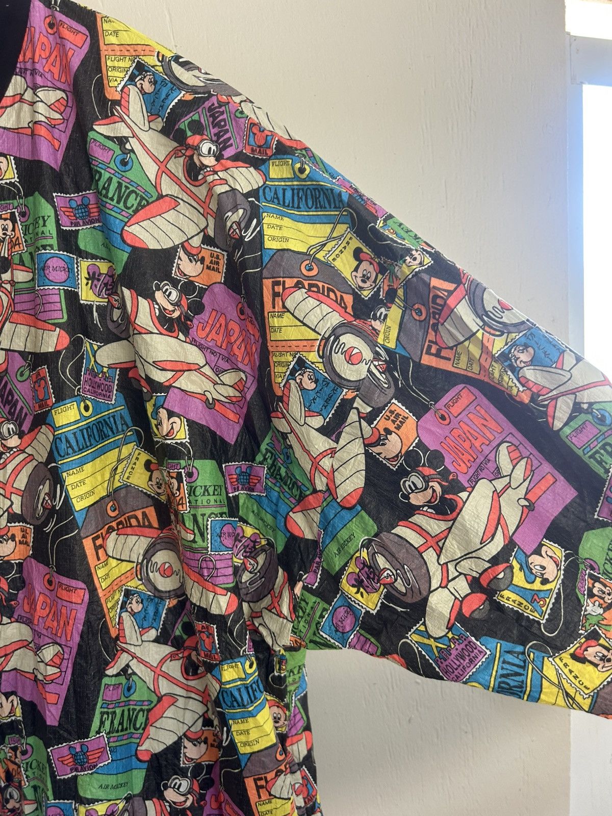 Mickey Mouse 90s Disney Mickey Mouse Air Mickey Flight Travel Windbreaker Size US M / EU 48-50 / 2 - 6 Thumbnail