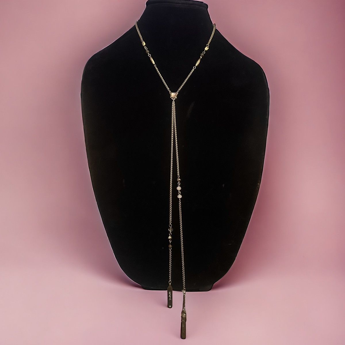Chicos Chico’s gold tone hope and strength lariat necklace Size ONE SIZE - 1 Thumbnail