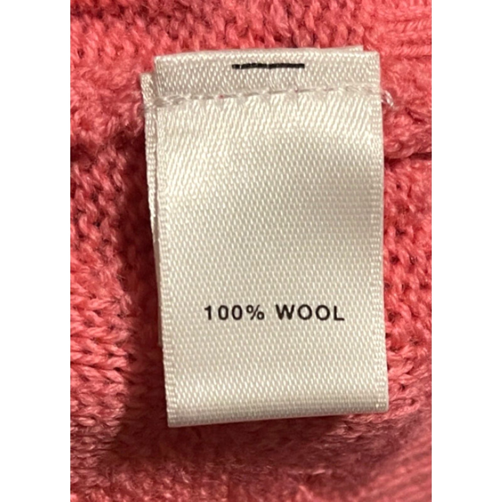 St. John St. John Yellow Label Pullover Sweater Petite 3/4 Sleeve Cable-Knit 100% Wool Salmon Women Solid Casual Business Size S / US 4 / IT 40 - 5 Thumbnail