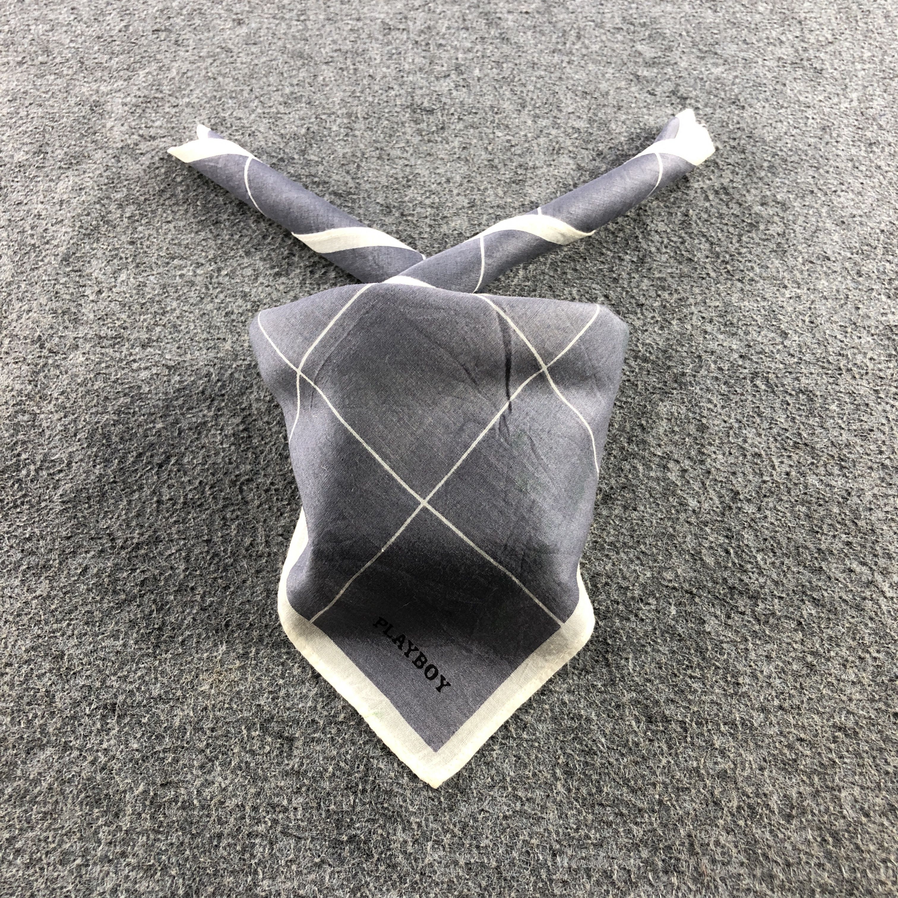 Playboy × Vintage Playboy Handkerchief Neckerchief Bandana H2430 Size ONE SIZE - 2 Thumbnail
