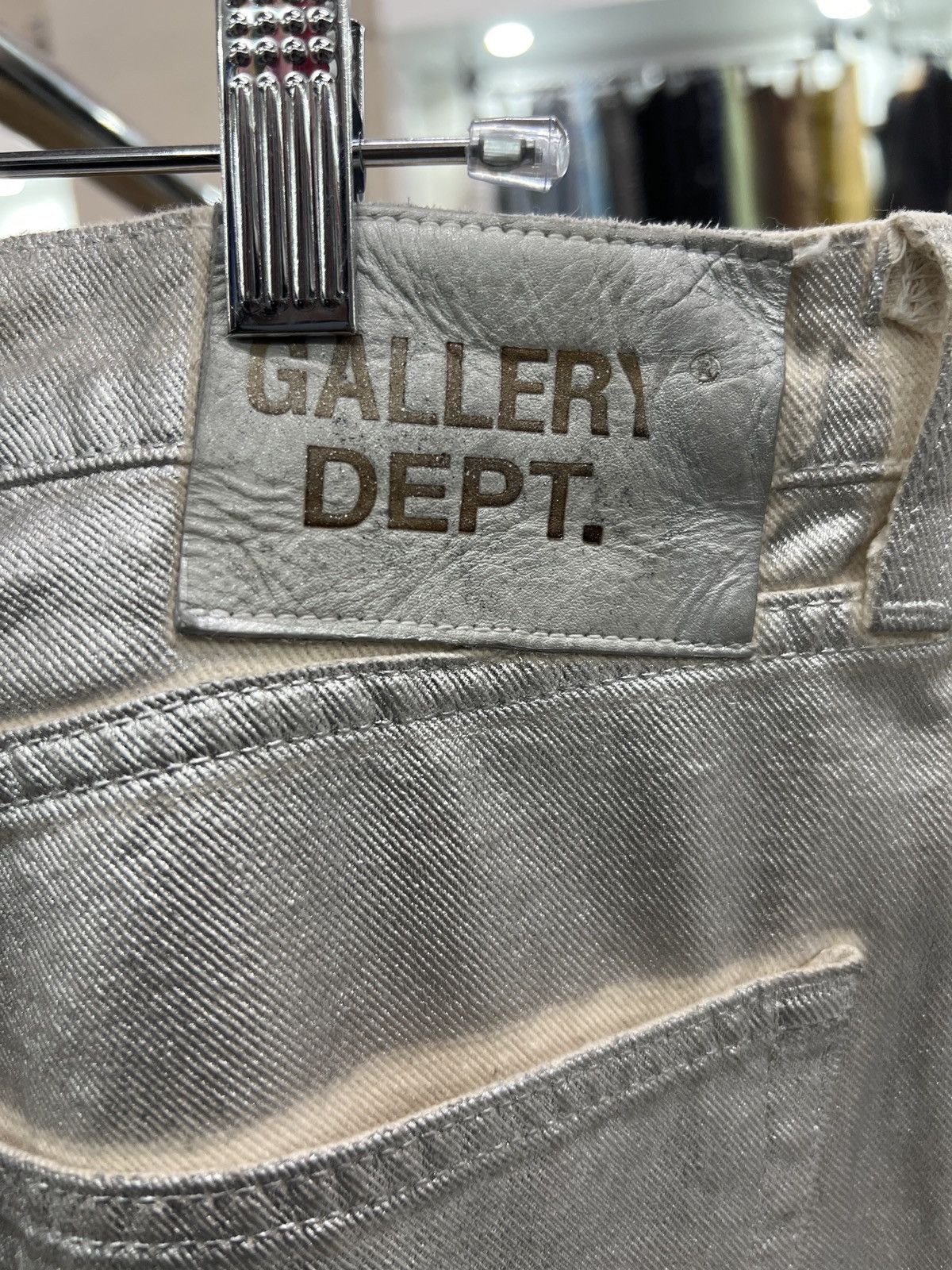 Gallery Dept. Gallery Dept Logan Galactic Boot-Cut Pants Silver Size US 36 / EU 52 - 3 Thumbnail