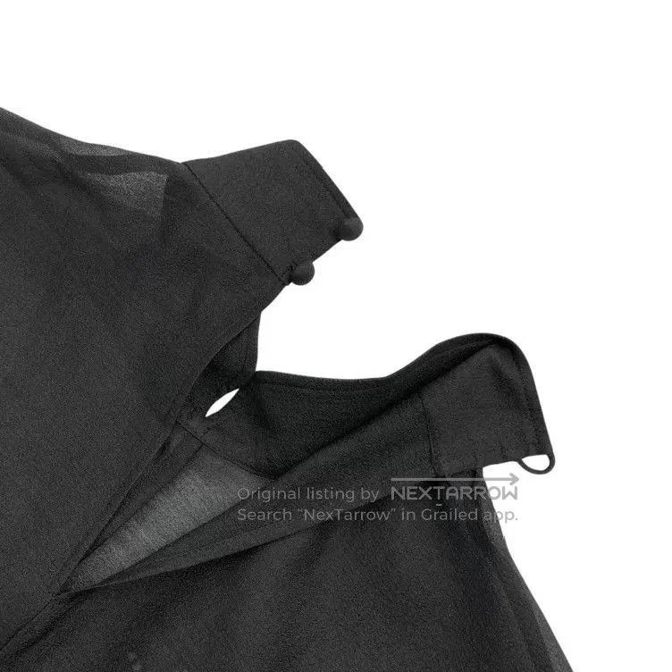 Other Black Embroidered Sheer Vest Top. Size M / US 6-8 / IT 42-44 - 7 Thumbnail