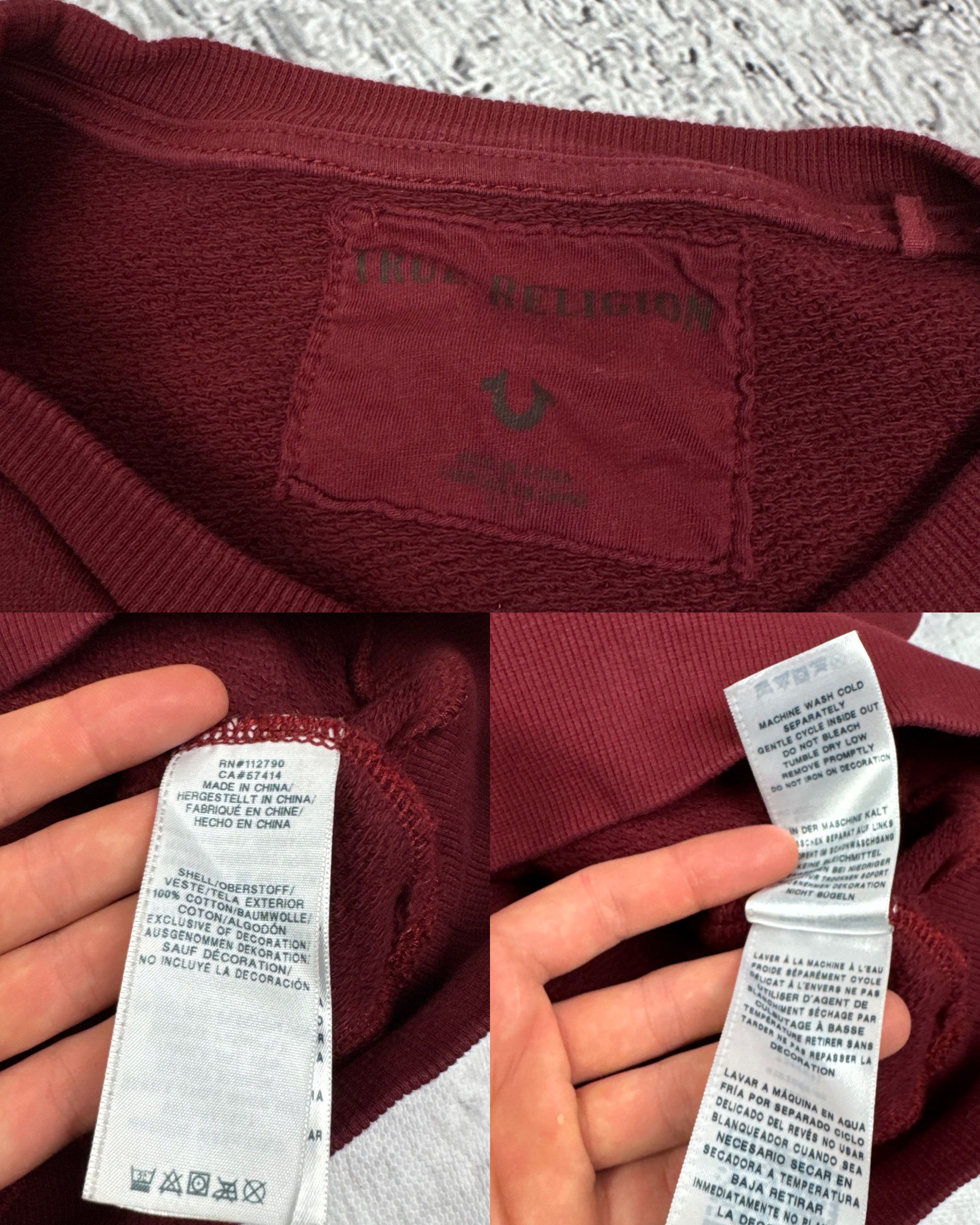 True Religion True Religion Buddha Men's Fashion For The Senses Sweatshirt Size US L / EU 52-54 / 3 - 3 Thumbnail