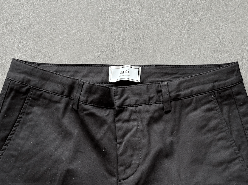 AMI AMI Alexandre Mattiussi Chino Shorts, Black, Size S Size US 30 / EU 46 - 5 Thumbnail