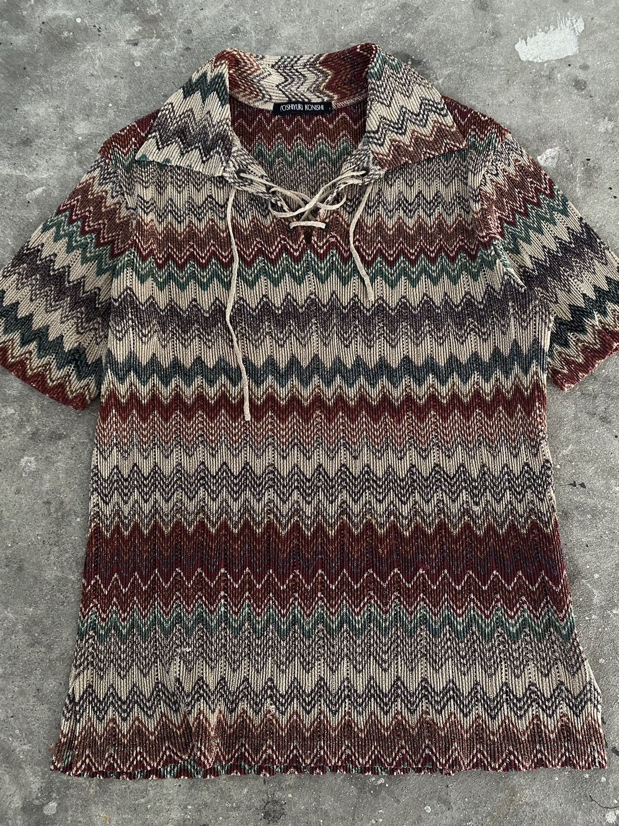 Yoshiyuki Konishi Yoshiyuki Konishi Lace Pleats Polo Size US M / EU 48-50 / 2 - 3 Thumbnail
