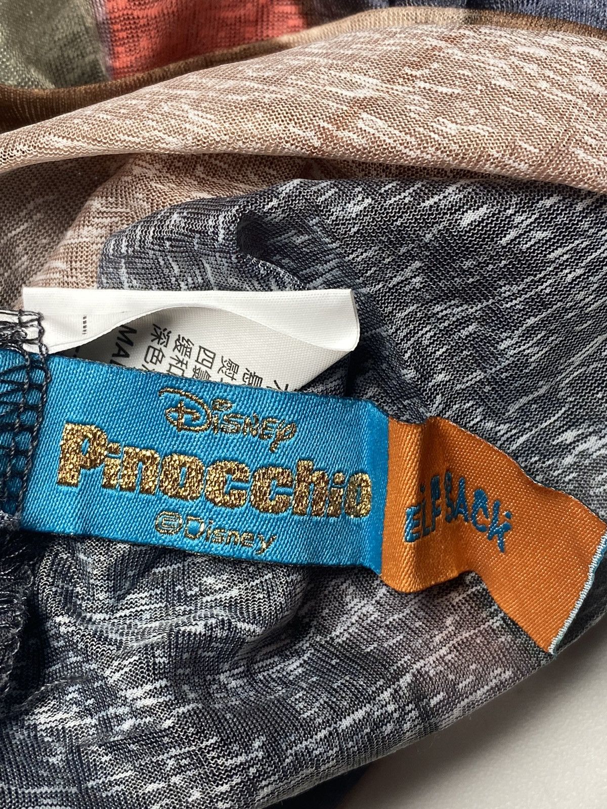 Japanese Brand 2000s Pinocchio - Big Graphic Mesh Top LS Size US M / EU 48-50 / 2 - 7 Thumbnail