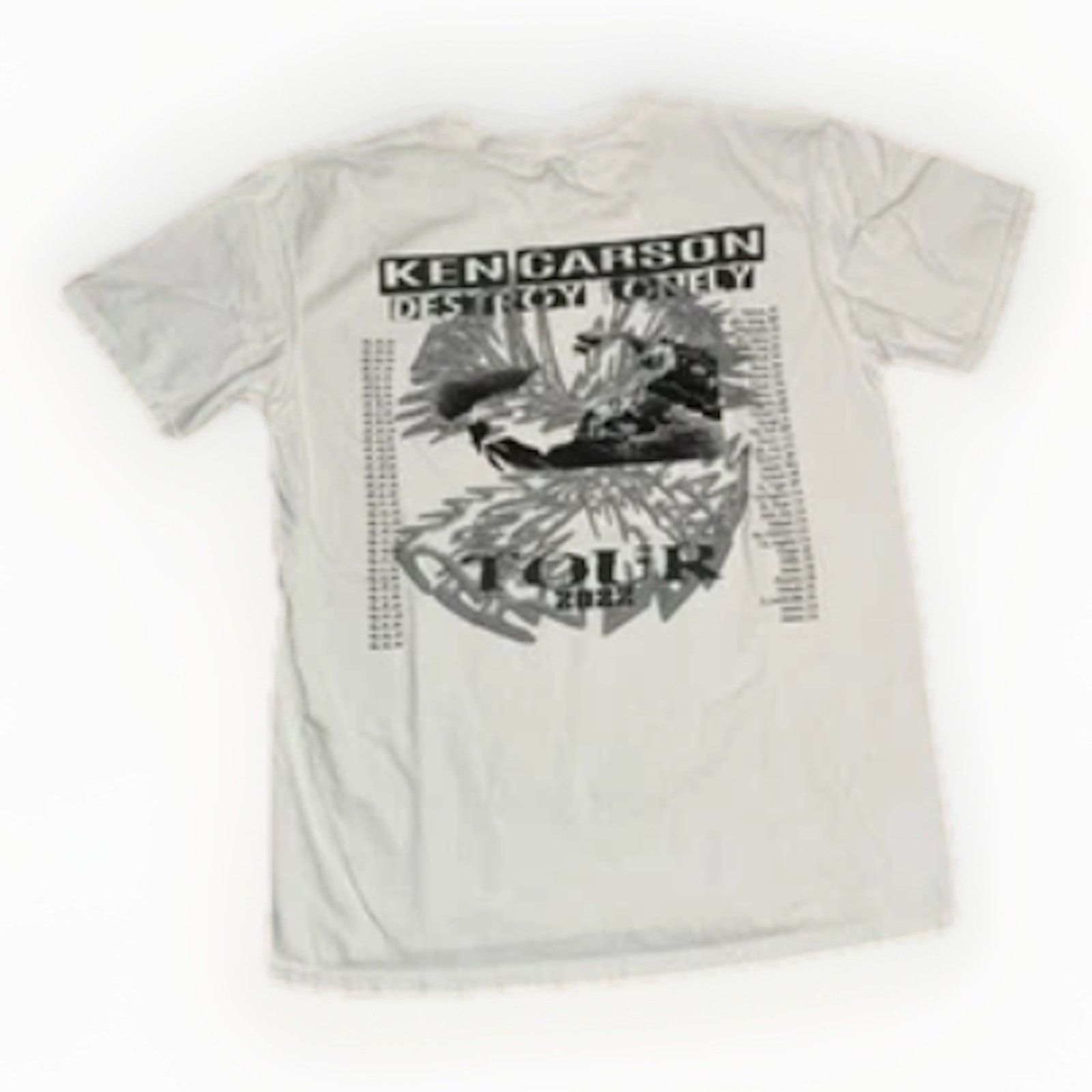 Band Tees × Rap Tees Ken Carson x Destroy Lonely Tour T-Shirt White L 21x28 Opium Size US L / EU 52-54 / 3 - 1 Thumbnail