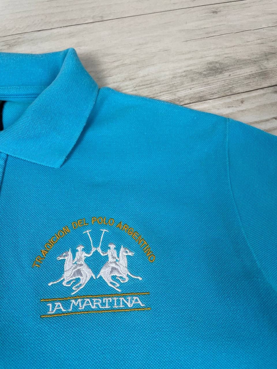 La Martina Vintage La Martina Polo Shirt Big Logo Size US M / EU 48-50 / 2 - 10 Thumbnail