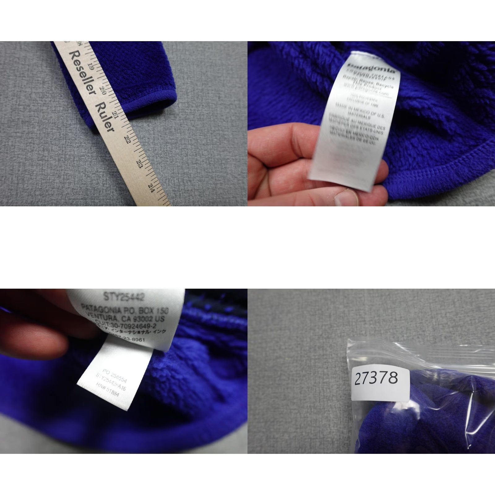 Patagonia Patagonia Women S Re Tool Snap T Fleece Pullover Jacket Purple with Pockets Short Sleeve Zip? No Snap front collar Size S / US 4 / IT 40 - 8 Thumbnail