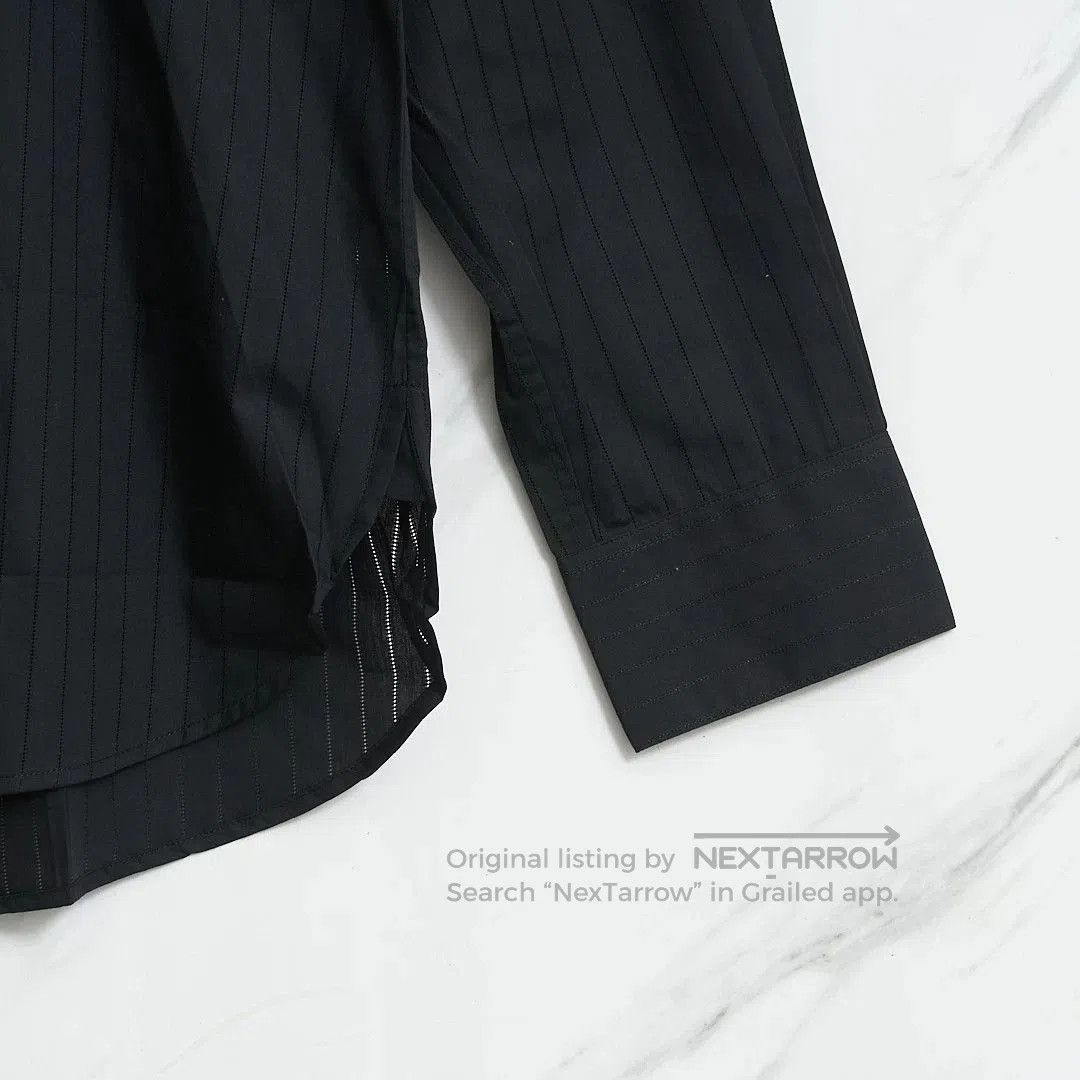 Saint Laurent Paris Saint Laurent Men's Crocheted Stripe Shirt. Size US M / EU 48-50 / 2 - 3 Thumbnail