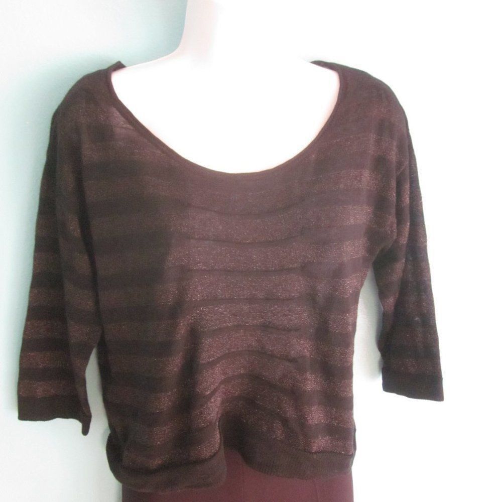 Other Missa Cotton Sweater Black Tonal Stripe Size S Size S / US 4 / IT 40 - 8 Thumbnail
