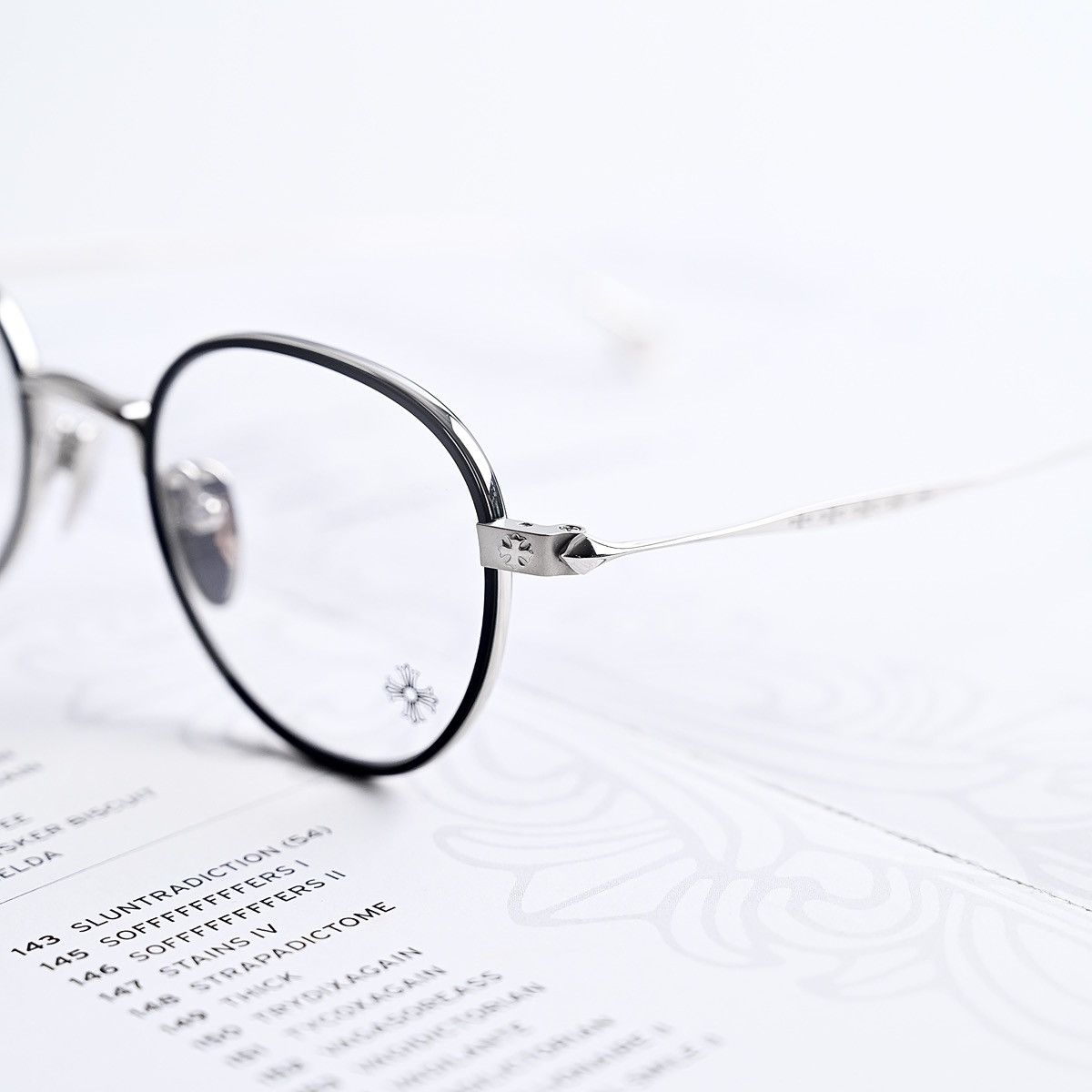 Chrome Hearts CHROME HEARTS BONE PRONE IV GLASSES Size ONE SIZE - 3 Thumbnail