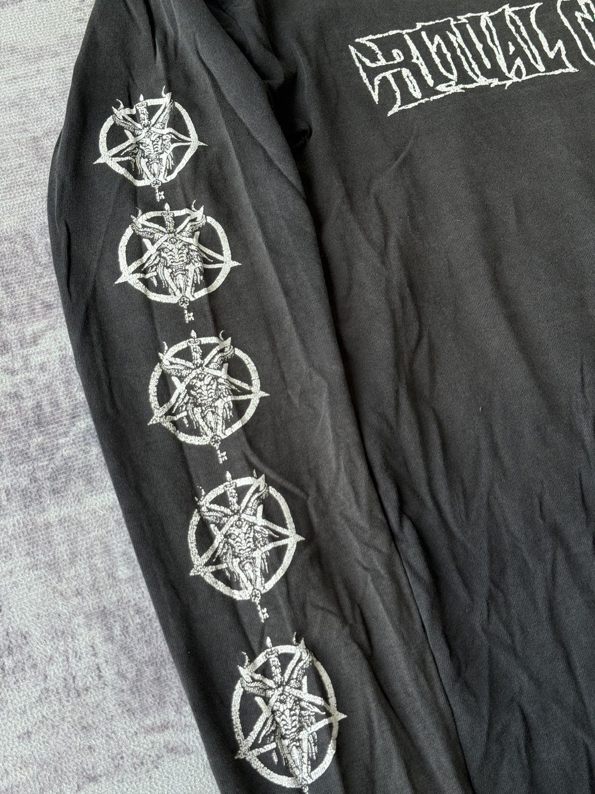 Band Tees × Nirvana × Vintage Vintage Ritual Garnage Metal Core LongSleeves /Bjork Sade Size US M / EU 48-50 / 2 - 5 Thumbnail