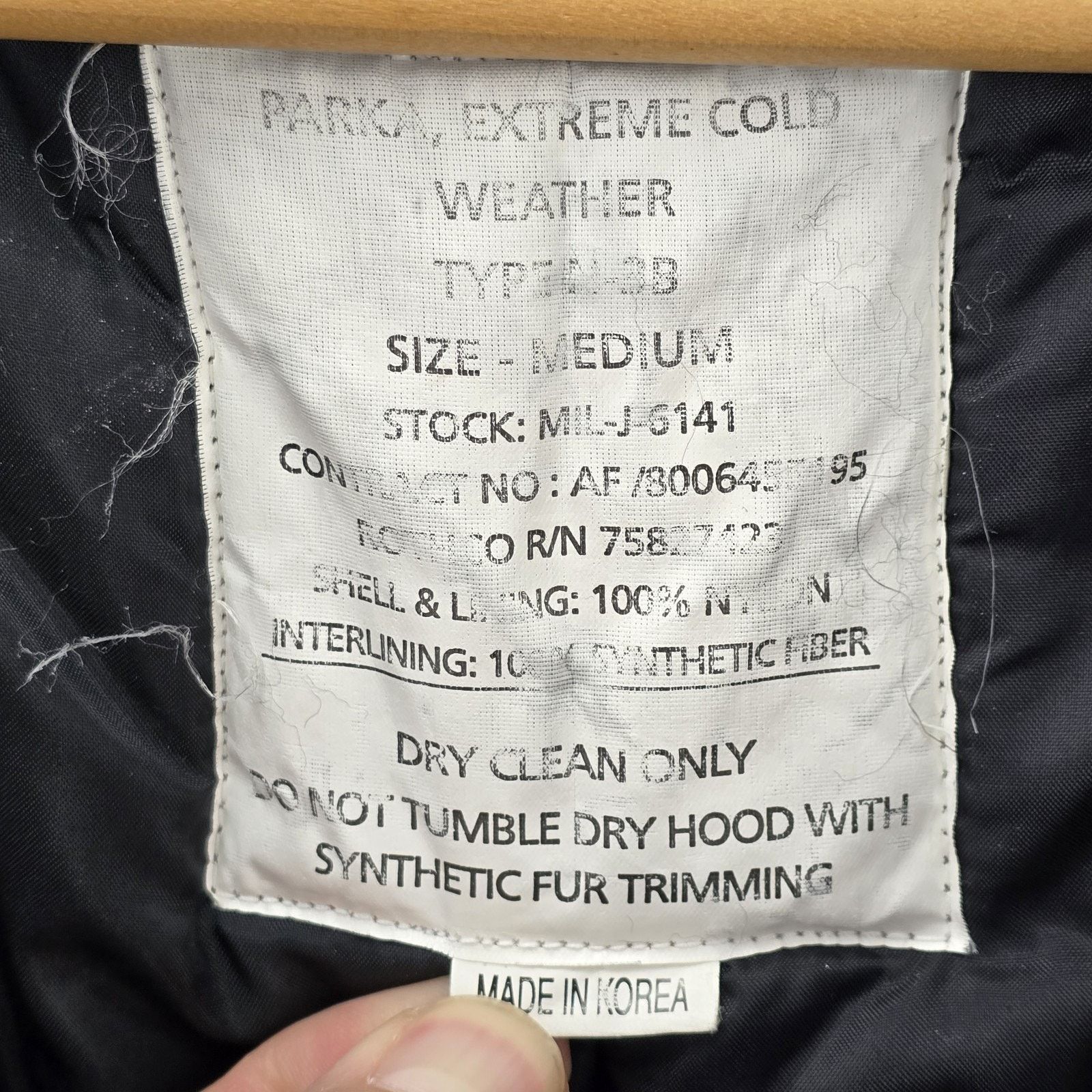 Rothco Extreme Cold Weather Parka Jacket Men Sz M Type N-3B Faux Size US M / EU 48-50 / 2 - 8 Thumbnail