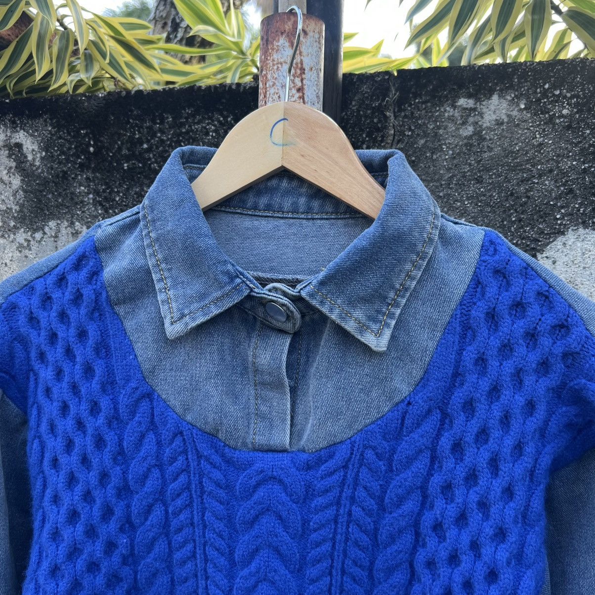 Japanese Brand “RARE” DISTRESS PATCHWORK DENIM JACKET Size US L / EU 52-54 / 3 - 3 Thumbnail