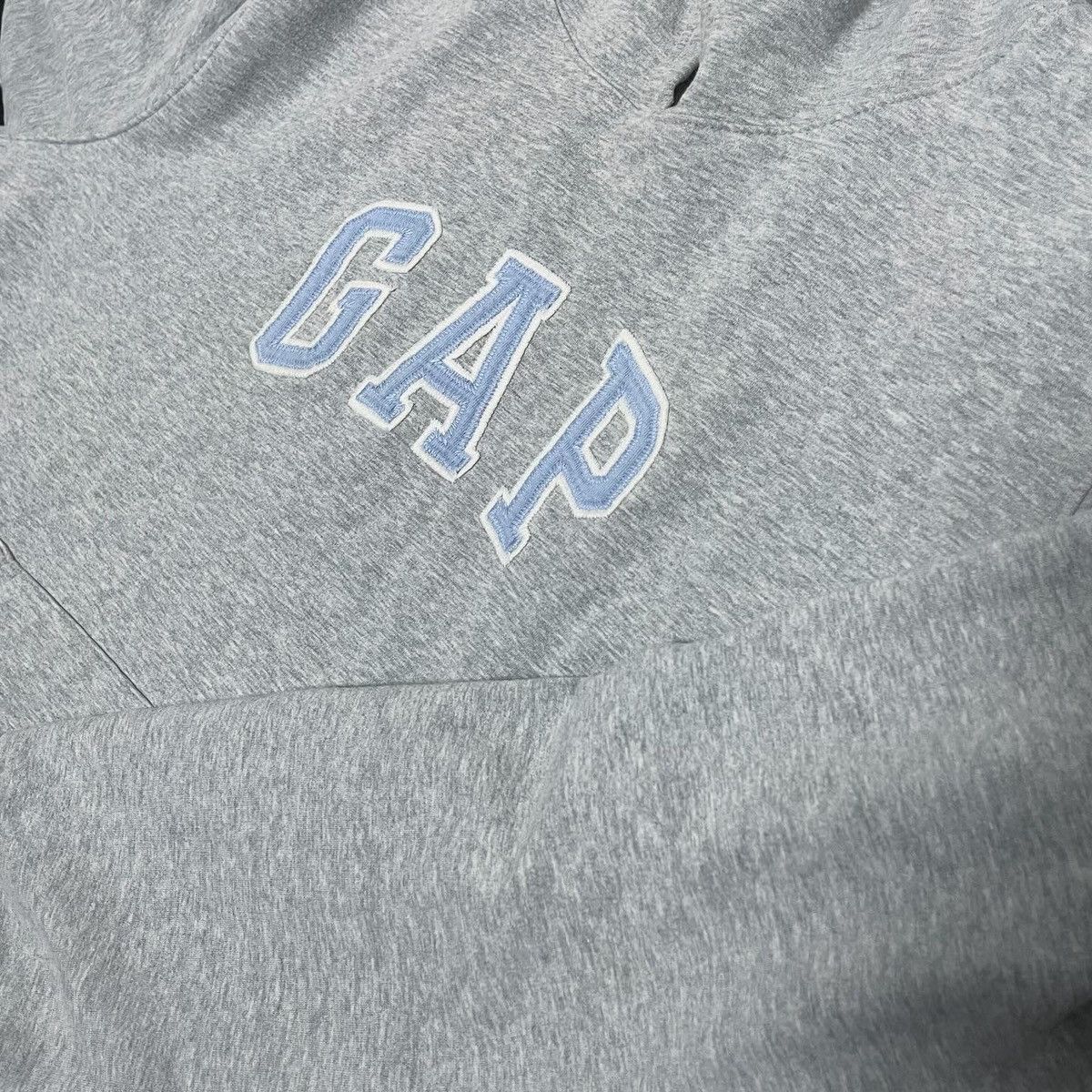 Gap × Vintage Crazy Vintage Y2K GAP Hoodie Embroidered Spell Out Grunge Size M / US 6-8 / IT 42-44 - 4 Thumbnail