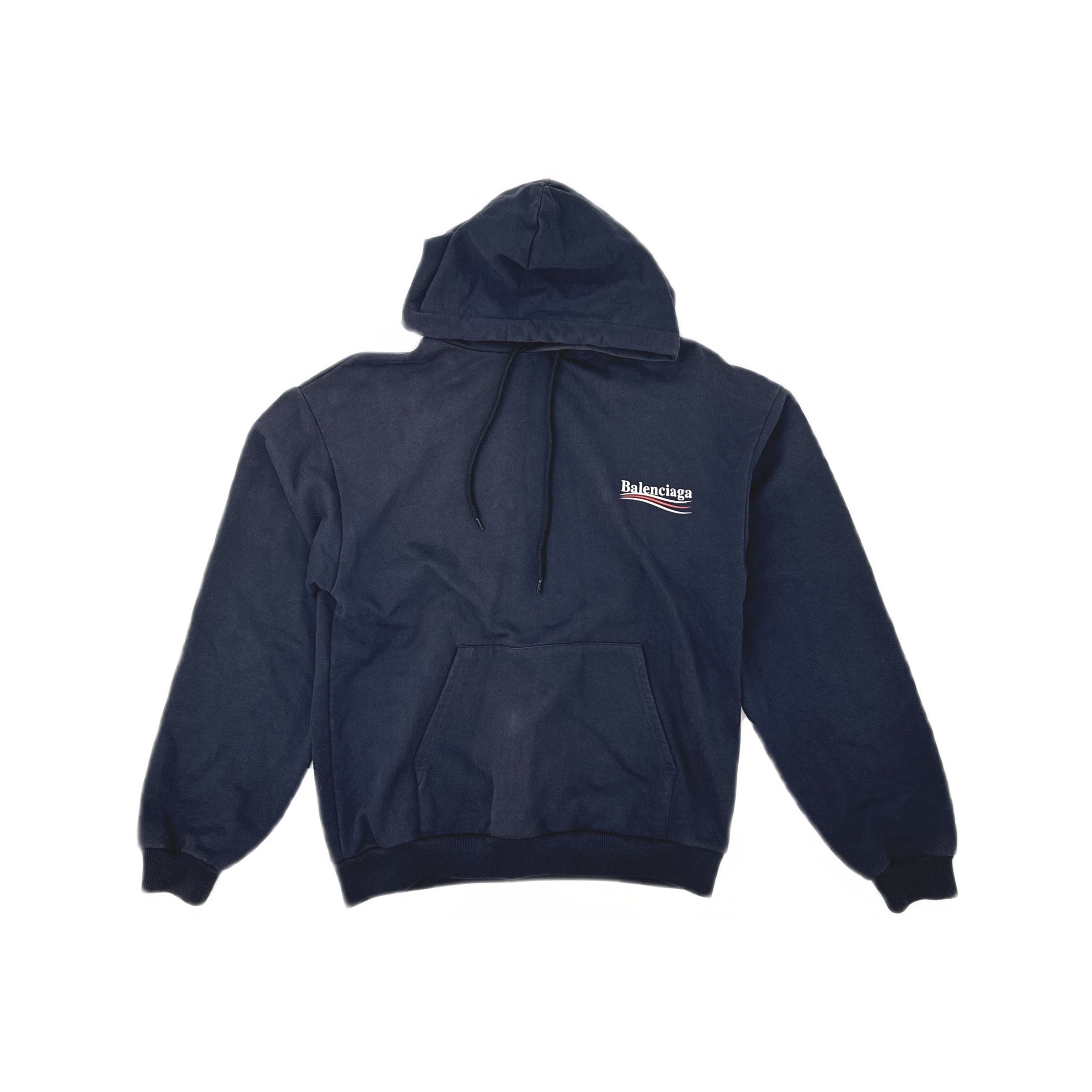 Balenciaga Balenciaga Wave Logo Hoodie Size M Size US M / EU 48-50 / 2 - 1 Thumbnail