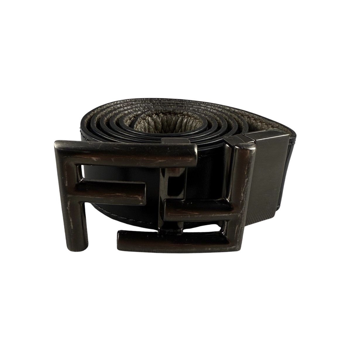 Fendi FENDI Reversible ‘Black/Green’ Belt Size 34 - 1 Thumbnail
